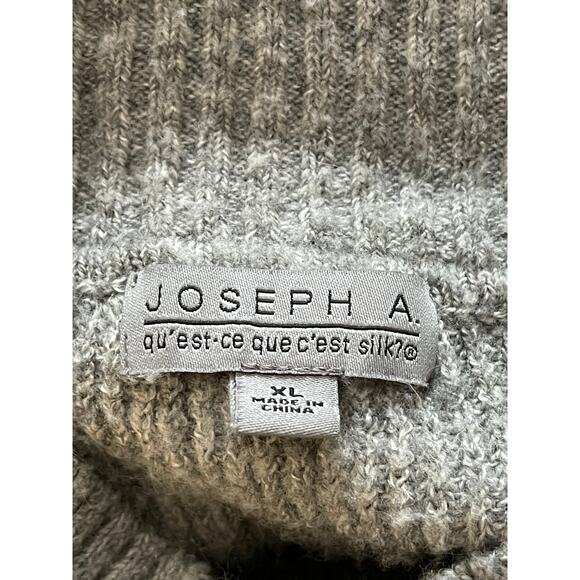 Soft and Cozy Joseph A Bank Over Sized Striped Sweater Plus Size XL Preppy Warm - Picture 2 of 6